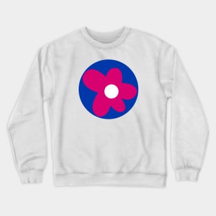 Bisexual Flower Crewneck Sweatshirt